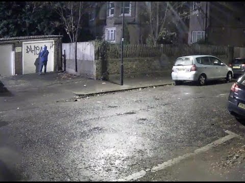 London serial graffiti vandal caught on camera