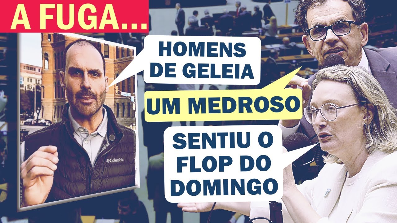 BRAVATA E DESESPERO: EDUARDO BOLSONARO ANUNCIA QUE VAI TIRAR FÉRIAS DO MANDATO NOS EUA | Cortes 247