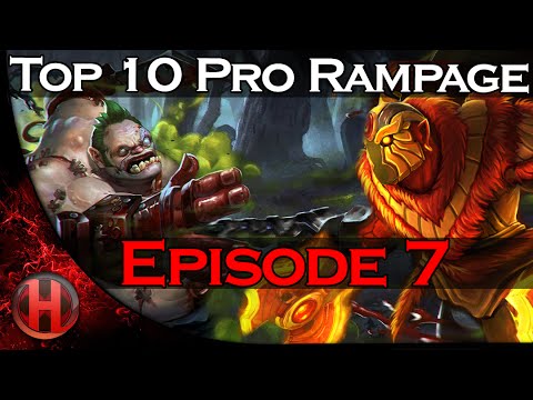 Dota 2 Top 10 Pro Rampage Compilation - Ep. 7