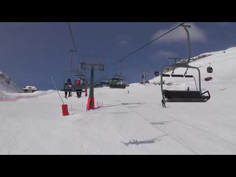 Risalita integrale seggiovia Zemella - Leitner "Saletei" - Arabba (BL) / Chairlift / Sessellift / 缆车