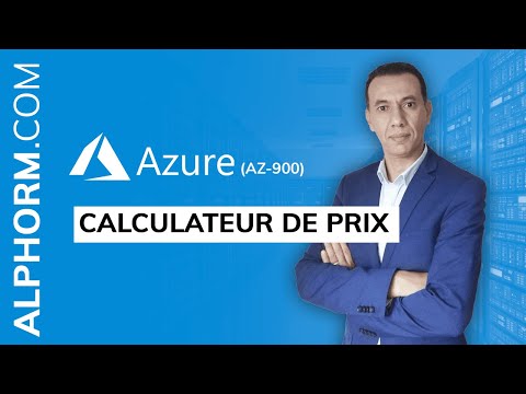 Calculateur de prix sous Microsoft Azure AZ 900 Vidéo Tuto