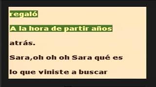 Karaoke &quot;Sara&quot; de REVOLVER  by   Urbi