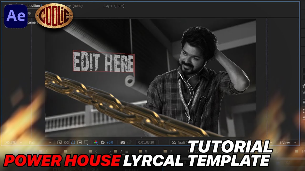 Coolie Power House Lyrical Template