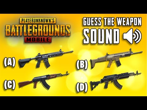 Guess The Weapon Sound in PUBG Mobile | Ultimate Quiz #2