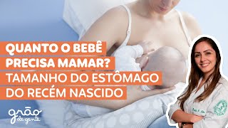 NEWBORN - WHAT IS THE SIZE OF THE BABY'S STOMACH? HOW MUCH DOES HE NEED TO NURSE? 🤱🏻