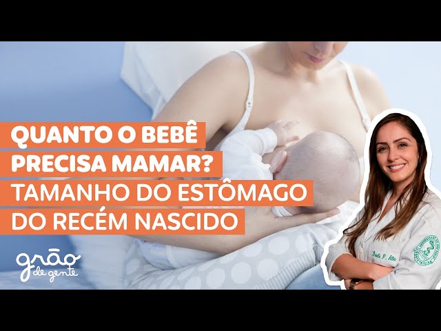 NEWBORN - WHAT IS THE SIZE OF THE BABY'S STOMACH? HOW MUCH DOES HE NEED TO NURSE? 🤱🏻