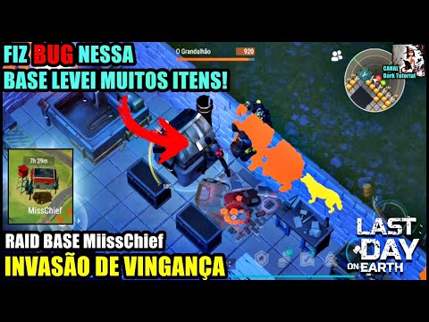 ●FIZ BUG NESSA BASE LEVEI MUITOS ITENS! INVASÃO DE VINGANÇA RAID BASE MissChief 👁 Last Day On Earth
