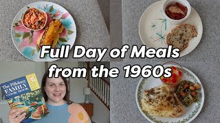 A FULL DAY of 1960s Meals 🍽️ vintage meal ideas!