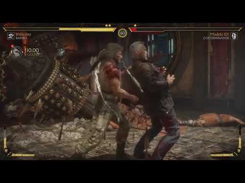 MK11 - RAMBO BRUTALITY DUBLADO PTBR