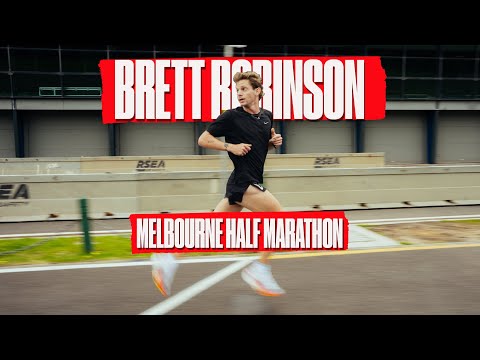 Brett Robinson threshold session 2 weeks out from Melbourne Half Marathon