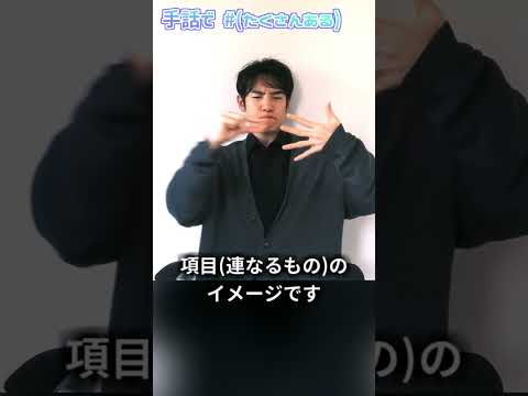 「分手話」の日本手話の表し方