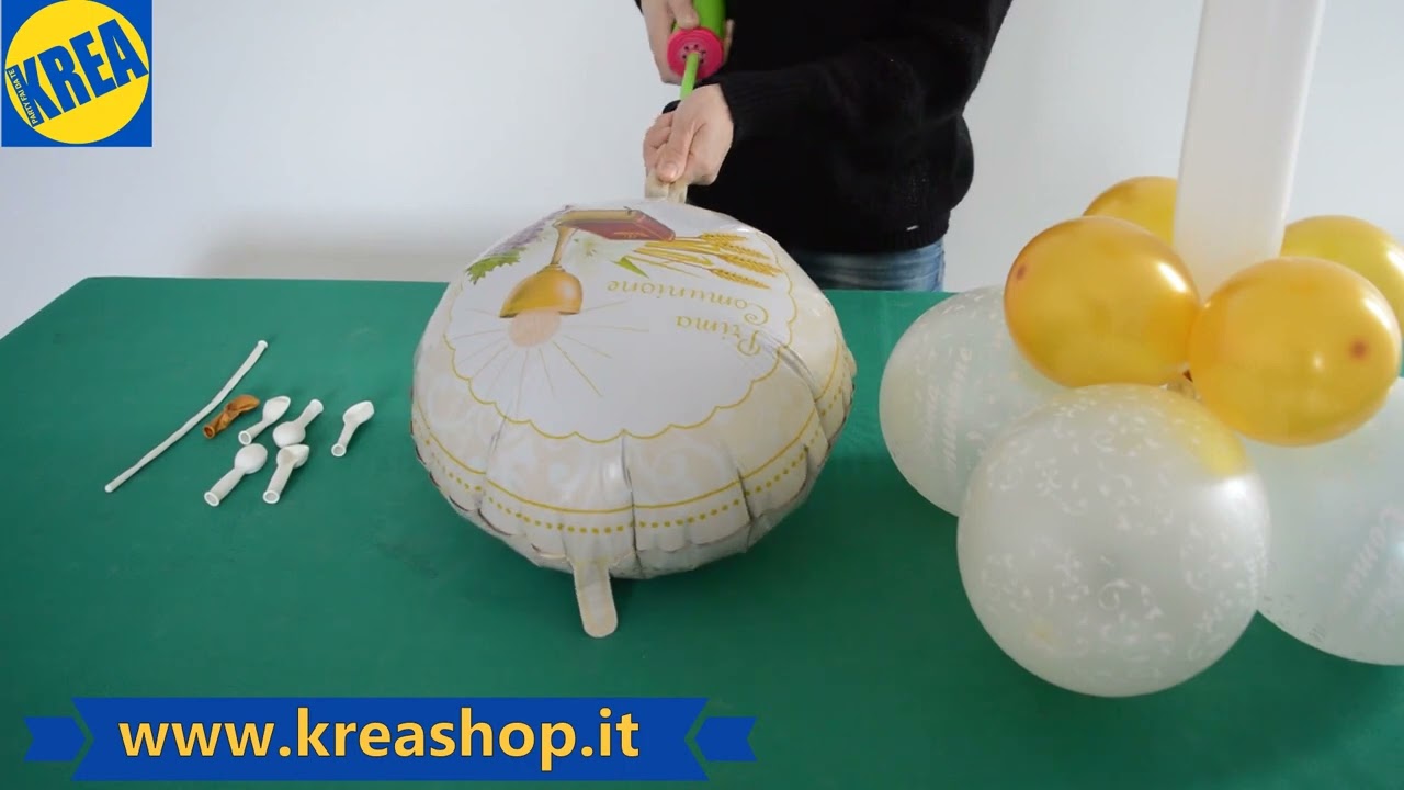 Watch Now COME REALIZZARE UN CENTROTAVOLA DI PALLONCINI PER COMUNIONE COME REALIZZARE UN CENTROTAVOLA DI PALLONCINI PER COMUNIONE