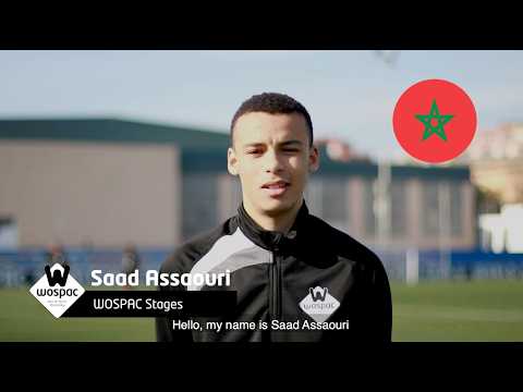 WOSPAC SOCCER STAGES PROGRAM SAAD ASAOURI From MOROCCO