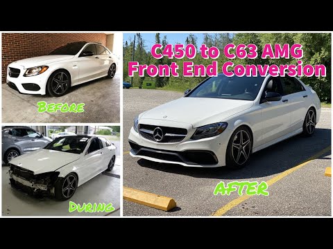 Swapping C450 AMG bumper to C63