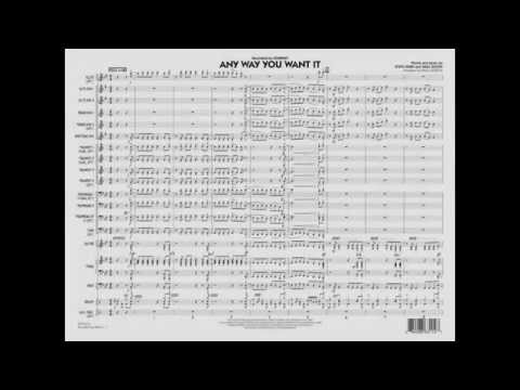 Any Way You Want It arranged by Paul Murtha