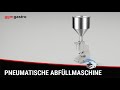 Commercial Pneumatic Filling Machine – 5–50 ml Adjustable Dosing - Foot Pedal - Liquids & Pastes