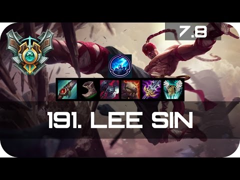 Master Lee Sin Jungle vs Lee Sin Season 7 s7 Patch 7.8 2017 Gameplay Guide Build Normals