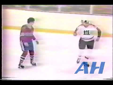 AHL Jan. 16, 1980 Maine Mariners v Nova Scotia Voyageurs Bench Clearing Brawl (HL)