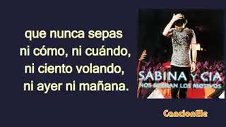 Noches de boda, de Joaquín Sabina con letra