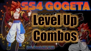 [DBFZ] SS4 Gogeta Level Up Combos (feat. Pic A / 16 B)