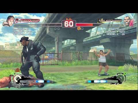 SSF4 AE Prodigyfighter (Ryu) VS. WH Psycho (Balrog) Rank