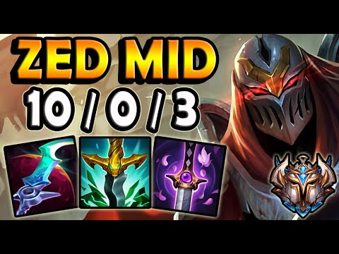 ZED vs KATARINA [ MID ] Lol EUW Challenger 11.17  ✅