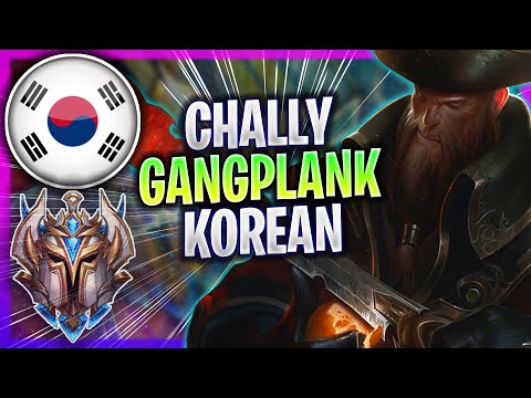 WHEN A KOREAN CHALLENGER PLAYS GANGPLANK TOP! - Challenger Plays Gangplank TOP vs Gnar!