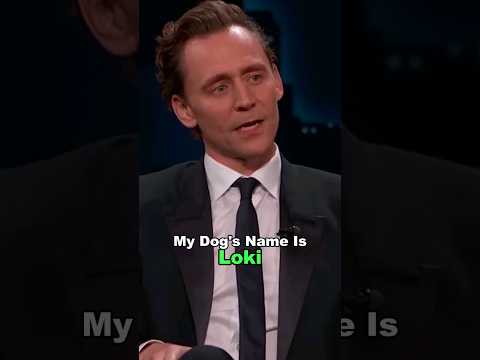 Tom Hiddleston Encounters a Dog Named Loki 😂😂😂 #tomhiddleston