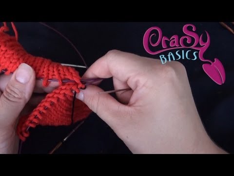 Crazy Tutorial - Knitting Basics: Slip Stitch