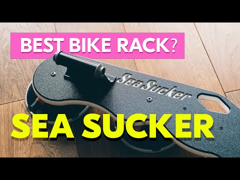 Trash or best bike rack ever? Review of the SeaSucker Mini Bomber suction cup system.