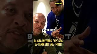 When Dr. Dre Ruined Busta Rhymes Momentum 😳