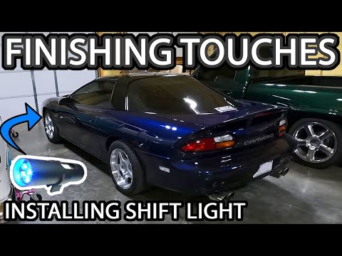 Installing Shift Light in the Camaro (Finally Finished But Can He Drive it? Let's See)