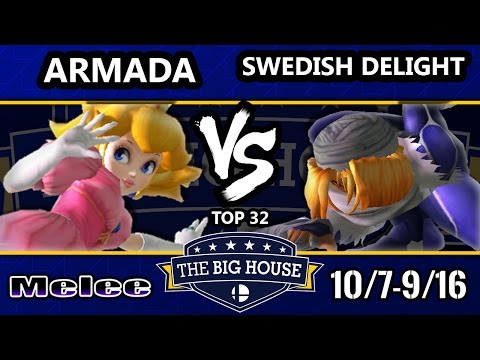 TBH6 SSBM - [A]rmada (Peach) Vs. RNG | Swedish Delight (Sheik) - Smash Melee Top 32