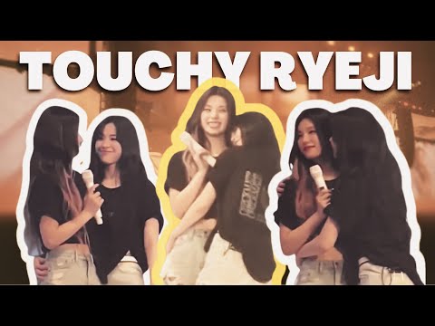 ryeji being touchy and flirty (during concert)