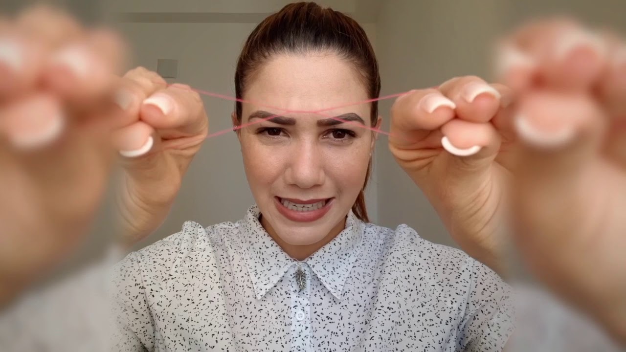 Depilação egípcia Aula 1 Depilação com linha