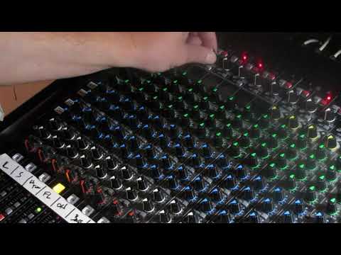 Mixing for the Triangle Blues Society jam session using a Yamaha MGP24X house console - Video 20