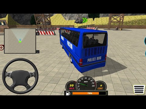 Us Police Bus Coach Driving – Off-road Police Soldier Transporter Bus Android Games #11