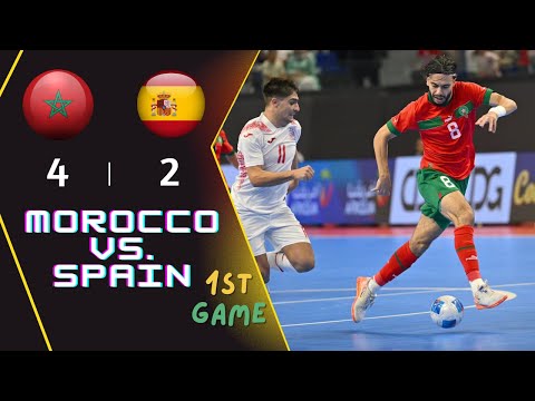 Morocco vs Spain | Futsal Friendly Highlights | 1st Game
