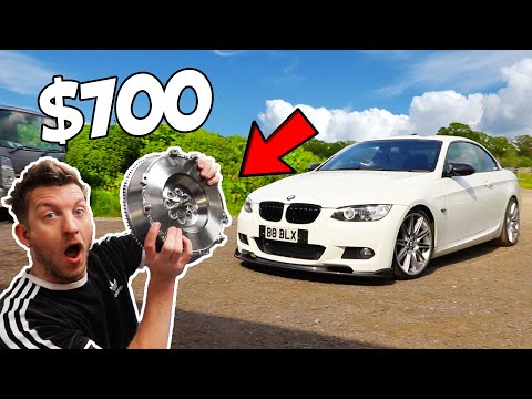 My TWIN-TURBO 335i BMW Gets A SINGLE MASS FLYWHEEL & 550I CLUTCH!