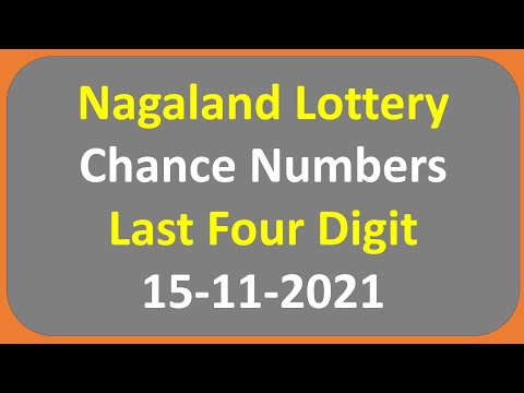 Nagaland 4 digit chance numbers 15-11-2021 | Nagaland lottery Sambad Lottery target number Today