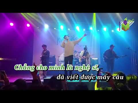 Karaoke Cho Tôi Lang Thang - Đen ft  Ngọt Beat