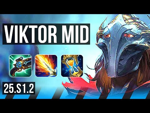 VIKTOR vs SYNDRA (MID) | Legendary | KR Challenger | 25.S1.2