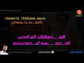 Mohamundhiri Karaoke With Lyrics