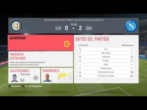 Segundo tiempo IMPECABLE de Real Gasolero vs La Chola FC
