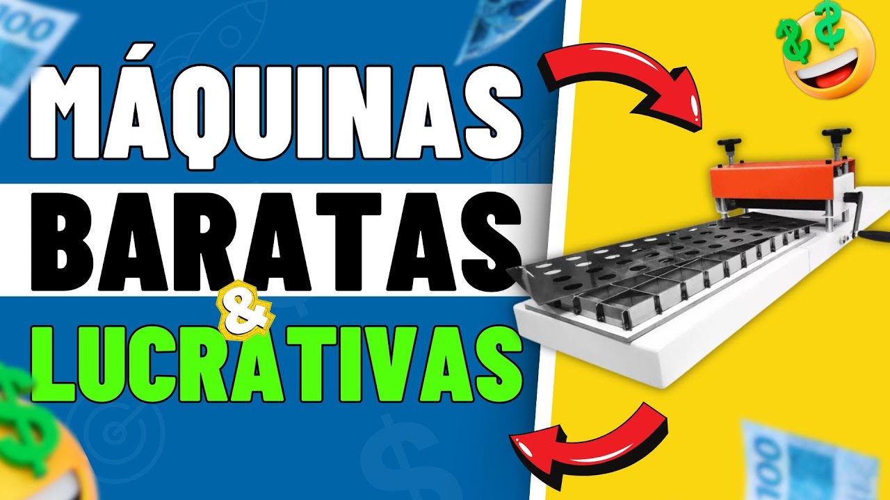 15 MÁQUINAS BARATAS PARA GANHAR DINHEIRO EM CASA