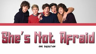 ONE DIRECTION - SHE&#39;S NOT AFRAID lyrics (Color Coded)