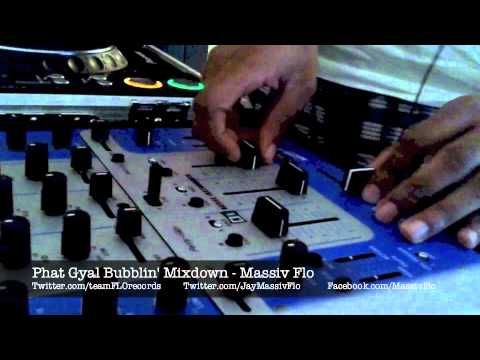 Live Dancehall 2012 Mix  " Phat Gyal Bubblin " - Massiv Flo
