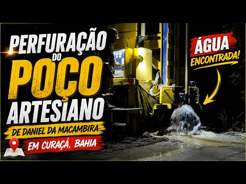Perfuração do Poço Artesiano do amigo Daniel da Macambira em Curaçá-Ba.😱🙌