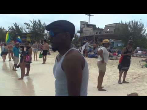 Carnival Conquest Eastern Carribbean Cruise (Day 2 Half Moon Cay) May 2014