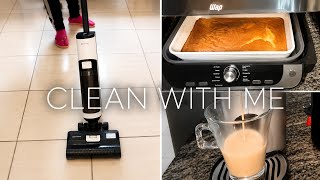 CLEAN WITH ME | Minha cozinha estava um caos depois da obra(ASMR)